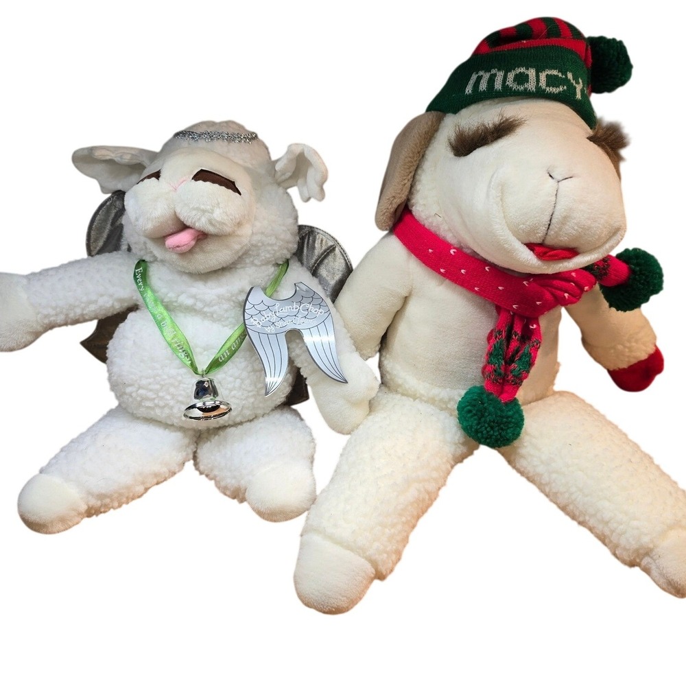 Lamb Chop Puppet Macy's Stuffed Plush Shari‎ Lewis Baby Lamb Chop